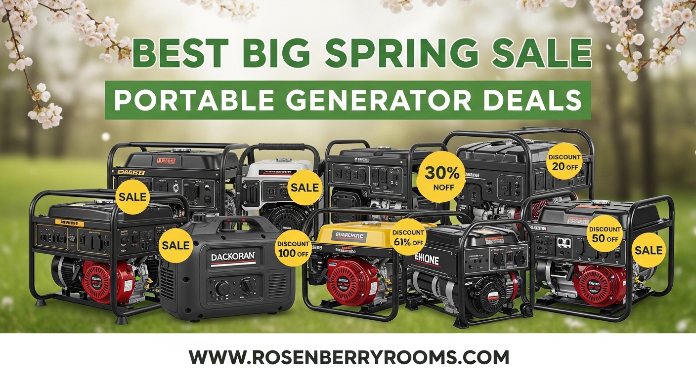 Best Big Spring Sale Portable Generator Deals