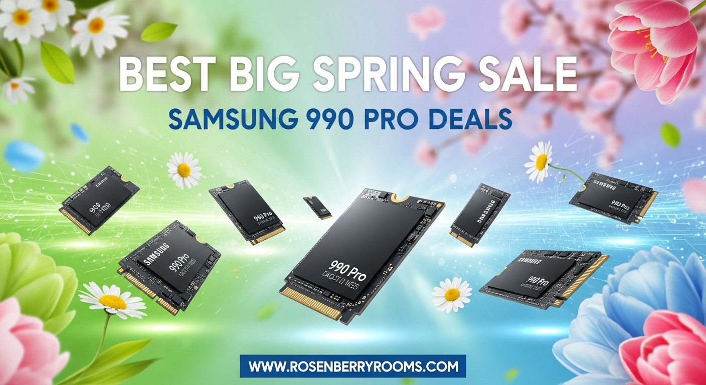 Best Big Spring Sale Samsung 990 Pro SSD Deals