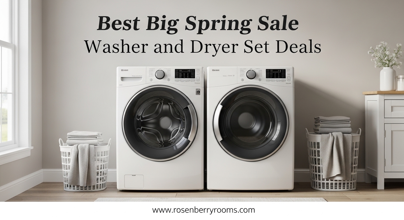 Best Big Spring Sale Washer and Dryer Set Deals