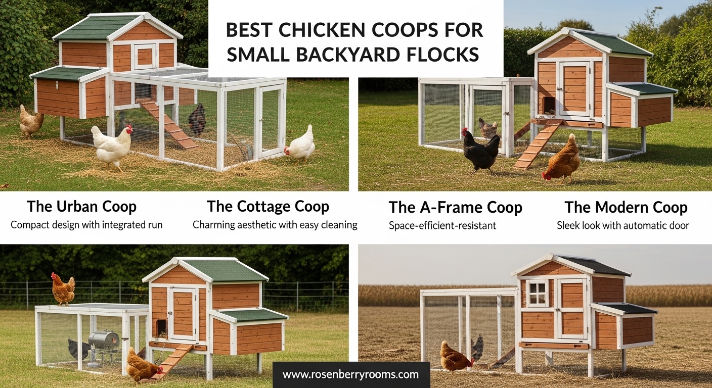 Best Chicken Coops for Small Backyard Flocks