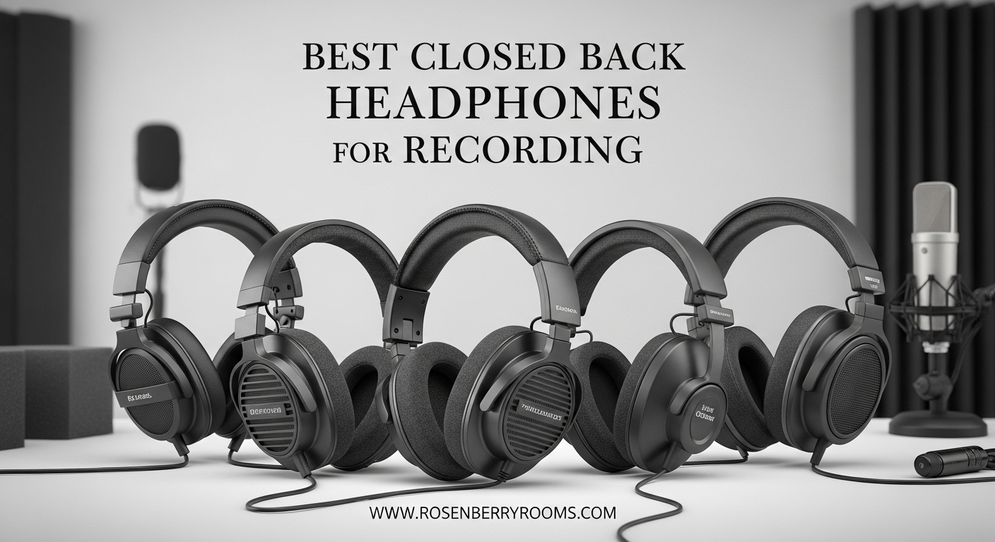 Best Closed Back Headphones for Recording