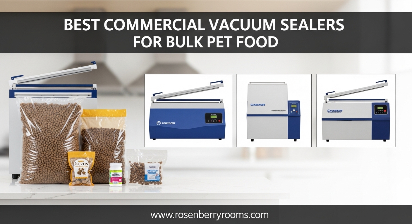 Best Commercial Vacuum Sealers for Bulk Pet Food