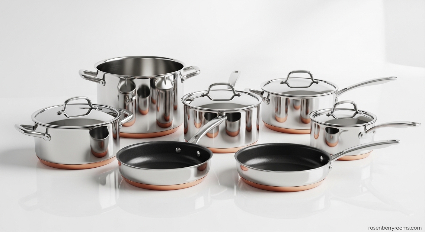 Best Copper Core 5-Ply Stainless Steel Cookware Sets