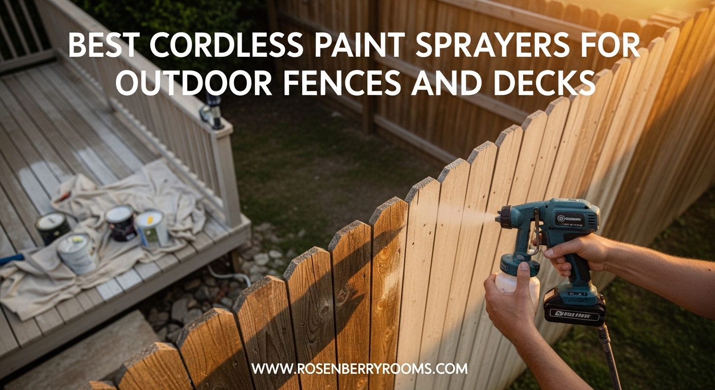 Best Cordless Paint Sprayers for Outdoor Fences and Decks