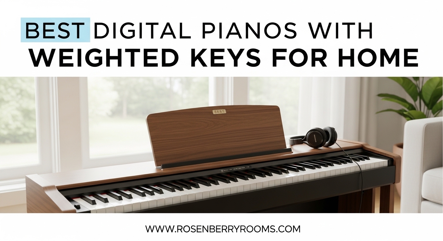 Best Digital Pianos with Weighted Keys for Home