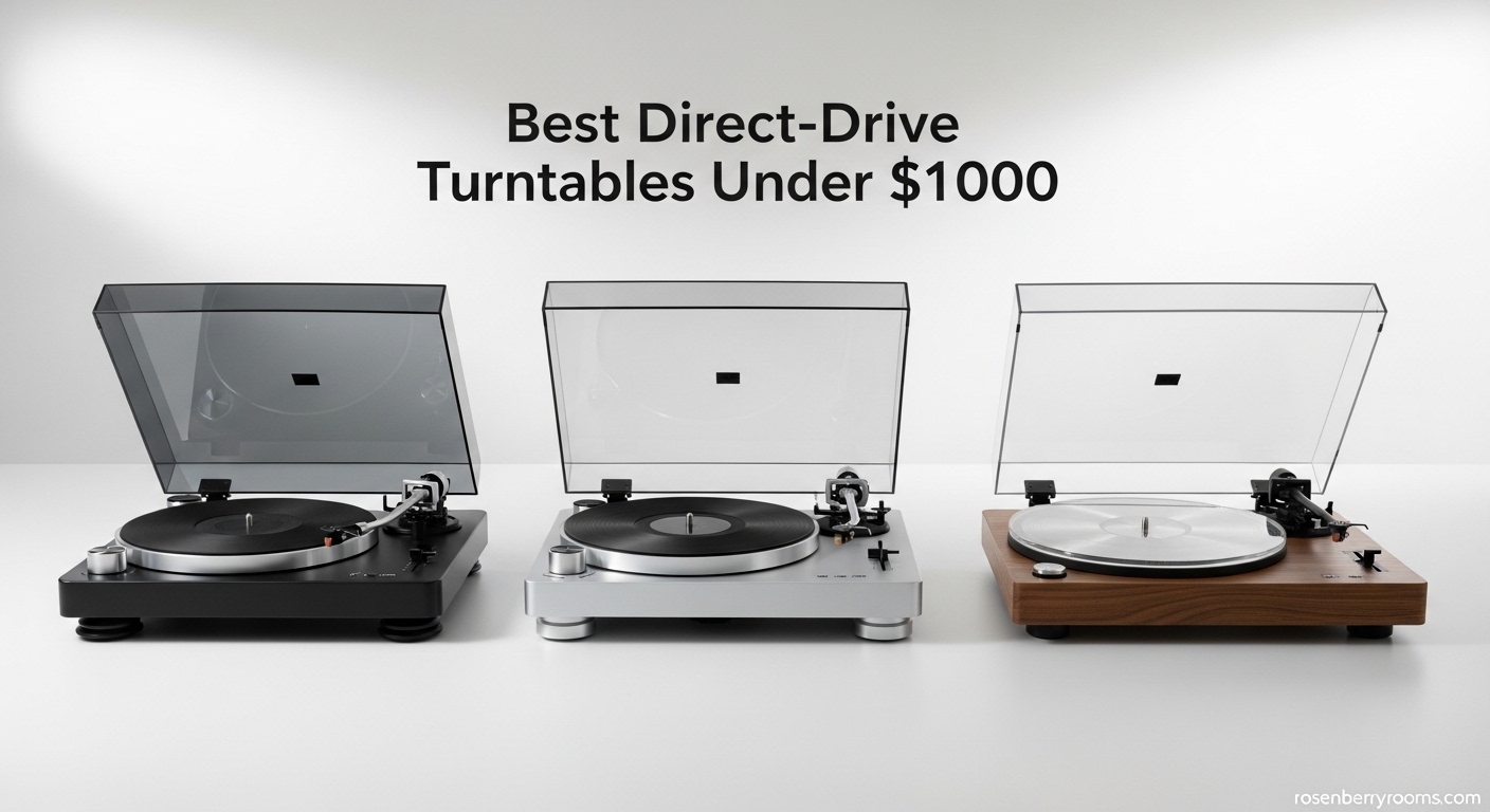 Best Direct-Drive Turntables Under $1000