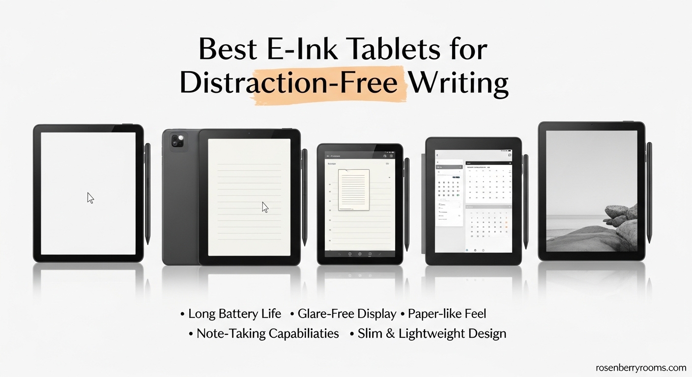 Best E-Ink Tablets for Distraction-Free Writing