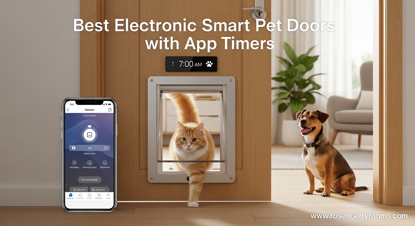 Best Electronic Smart Pet Doors with App Timers