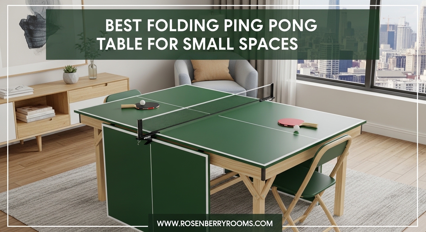 Best Folding Ping Pong Table for Small Spaces