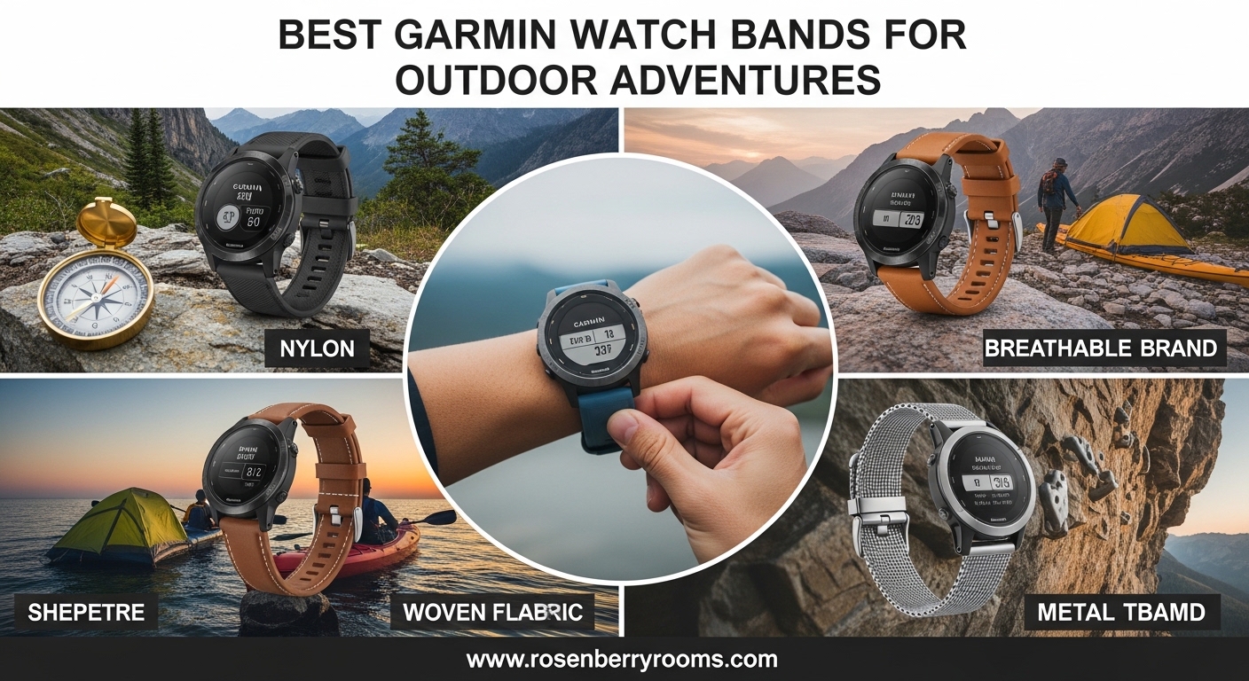 Best Garmin Watch Bands for Outdoor Adventures