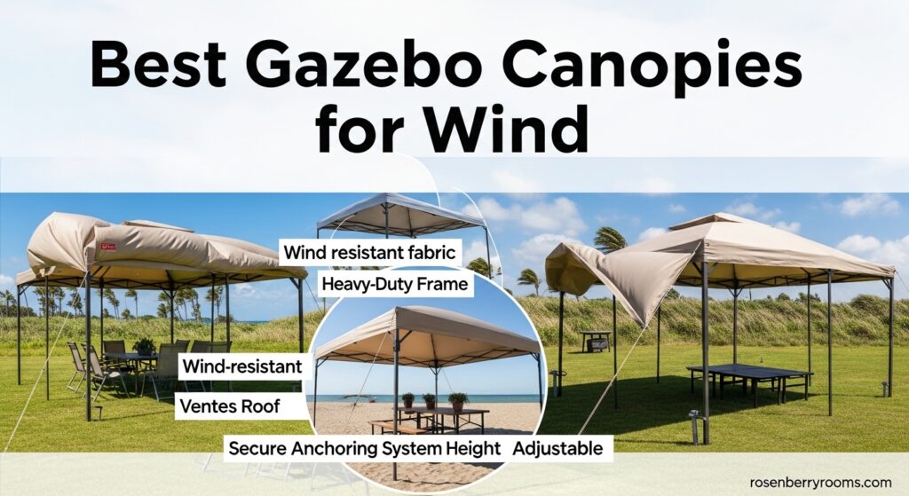 Best Gazebo Canopies for Wind