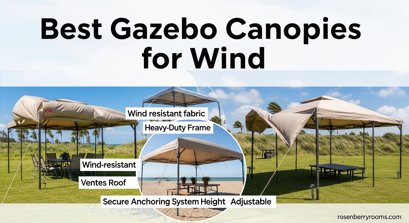 Best Gazebo Canopies for Wind