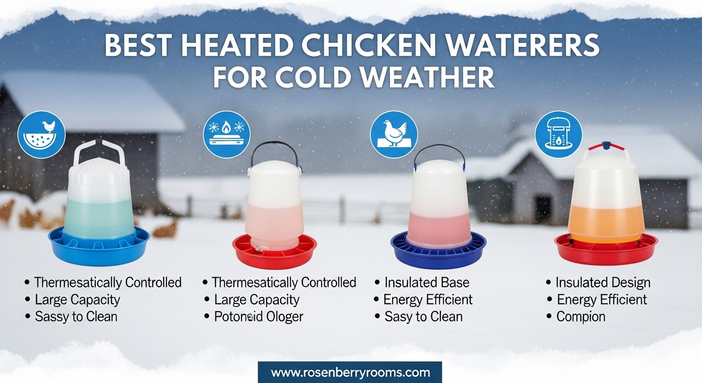Best Heated Chicken Waterers for Cold Weather
