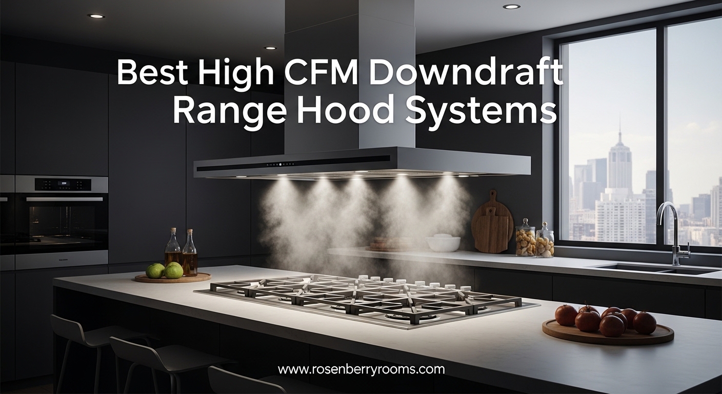 Best High CFM Downdraft Range Hood Systems