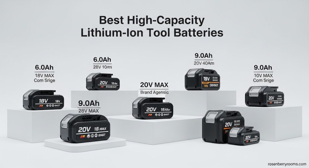 Best High-Capacity Lithium-Ion Tool Batteries