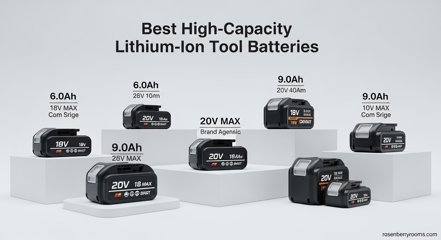 Best High-Capacity Lithium-Ion Tool Batteries
