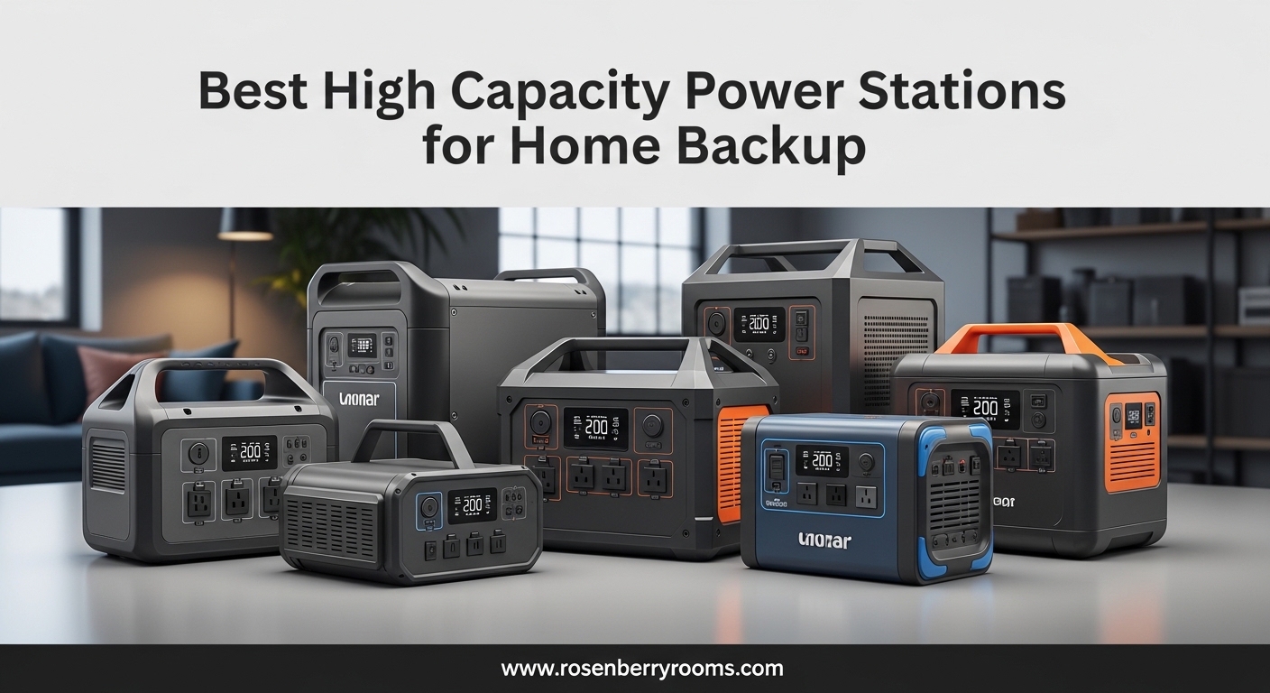 Best High Capacity Power Stations for Home Backup