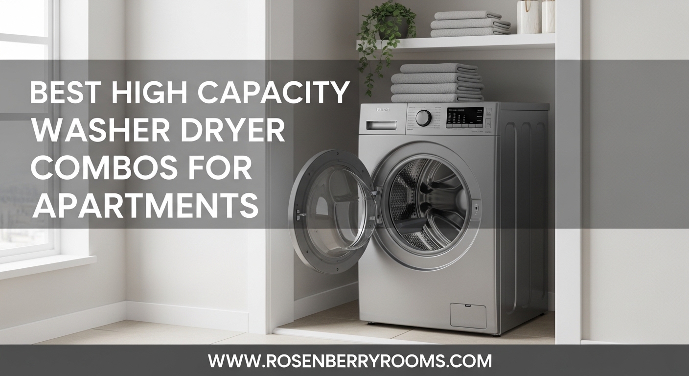 Best High Capacity Washer Dryer Combos for Apartments
