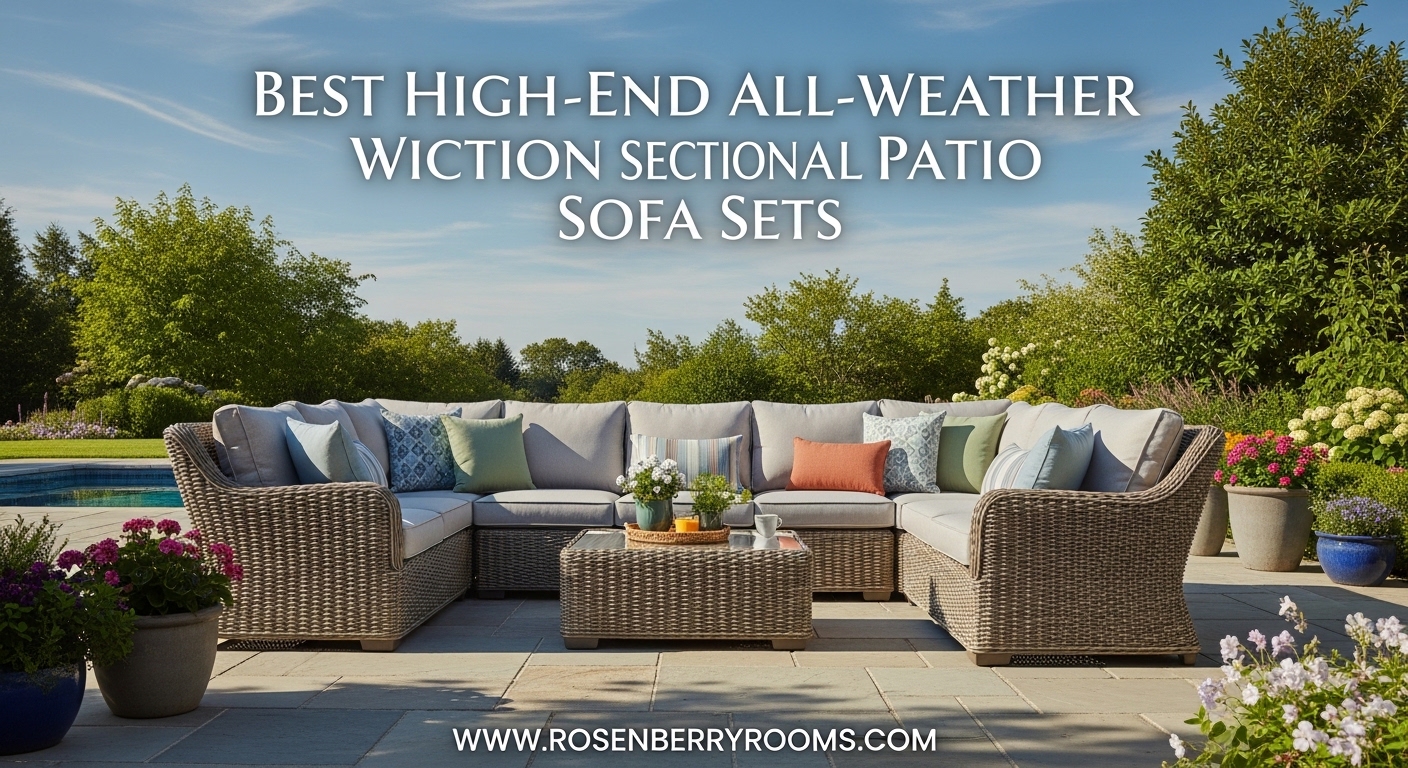 Best High-End All-Weather Wicker Sectional Patio Sofa Sets