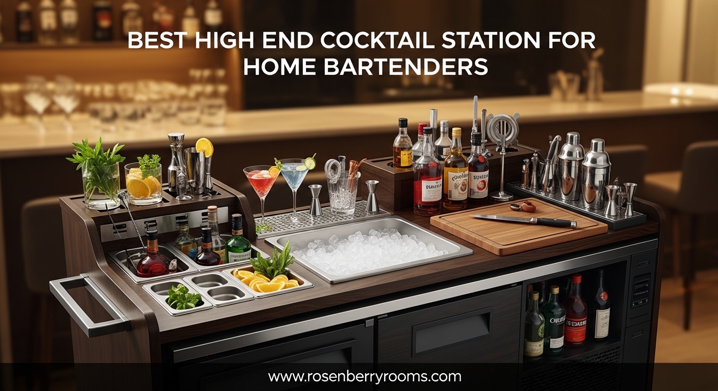 Best High End Cocktail Station for Home Bartenders