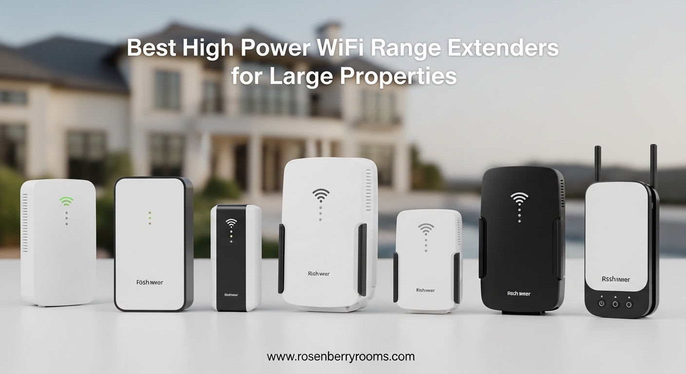 Best High Power WiFi Range Extenders for Large Properties
