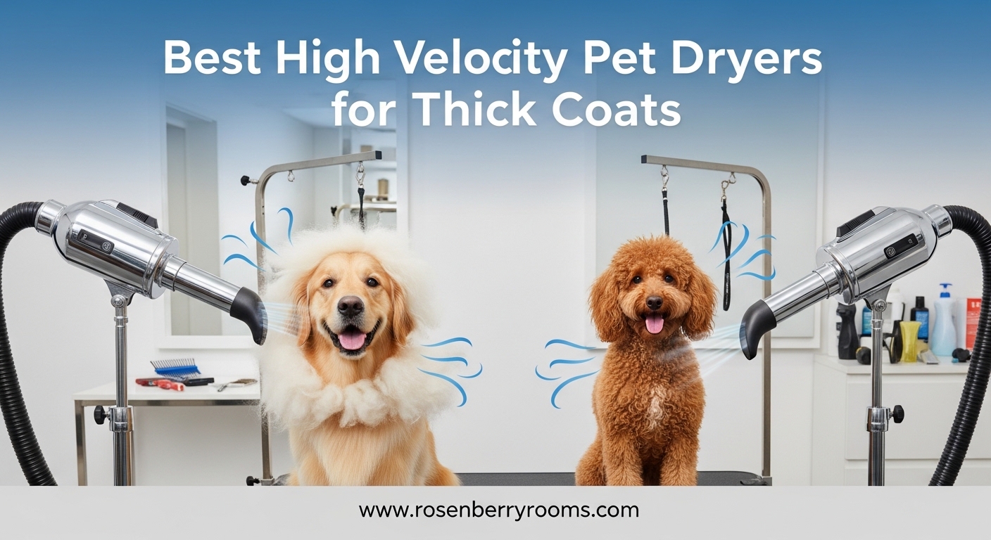 Best High Velocity Pet Dryers for Thick Coats