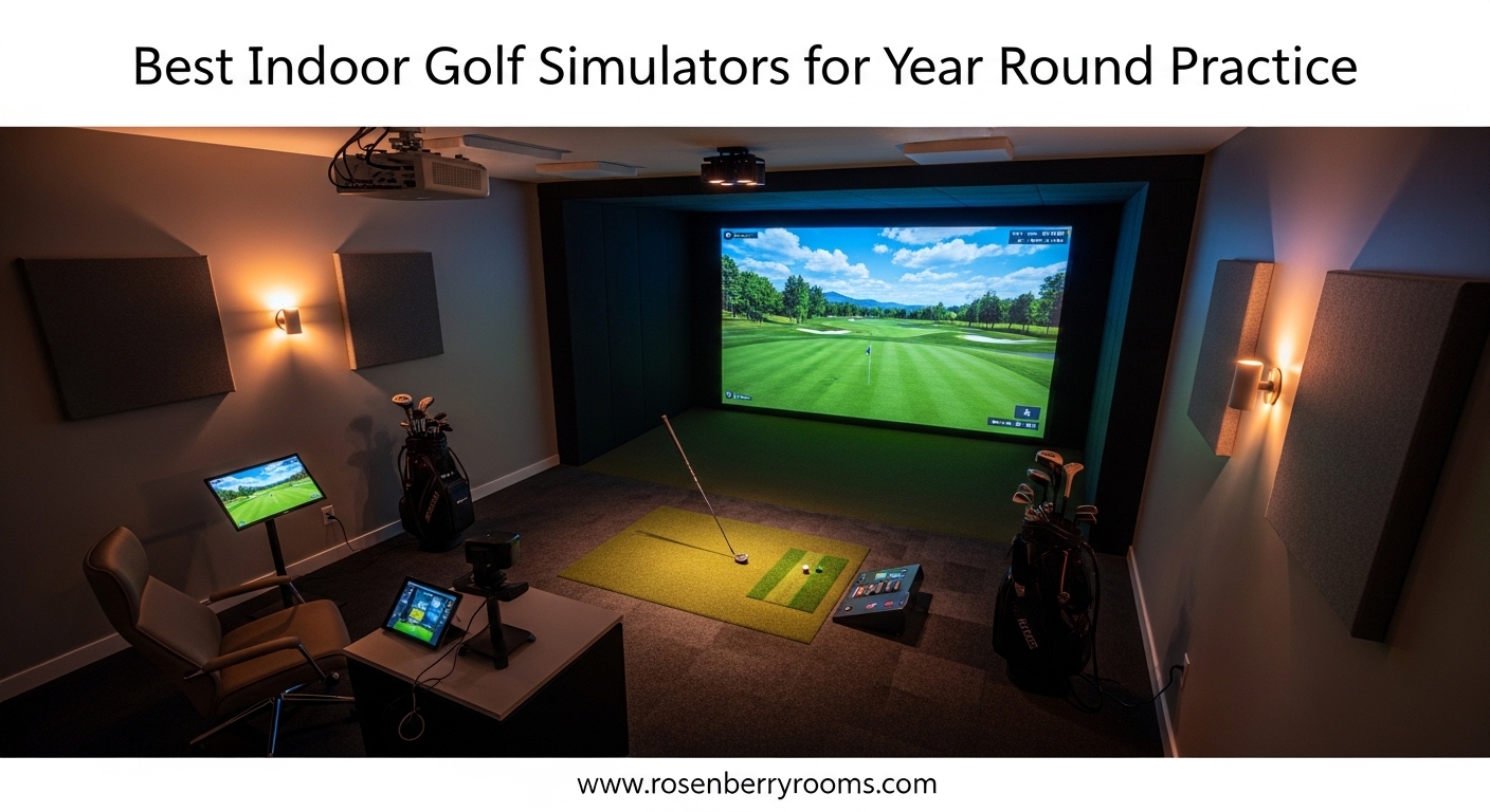 Best Indoor Golf Simulators for Year Round Practice
