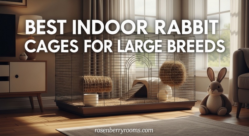 Best Indoor Rabbit Cages for Large Breeds