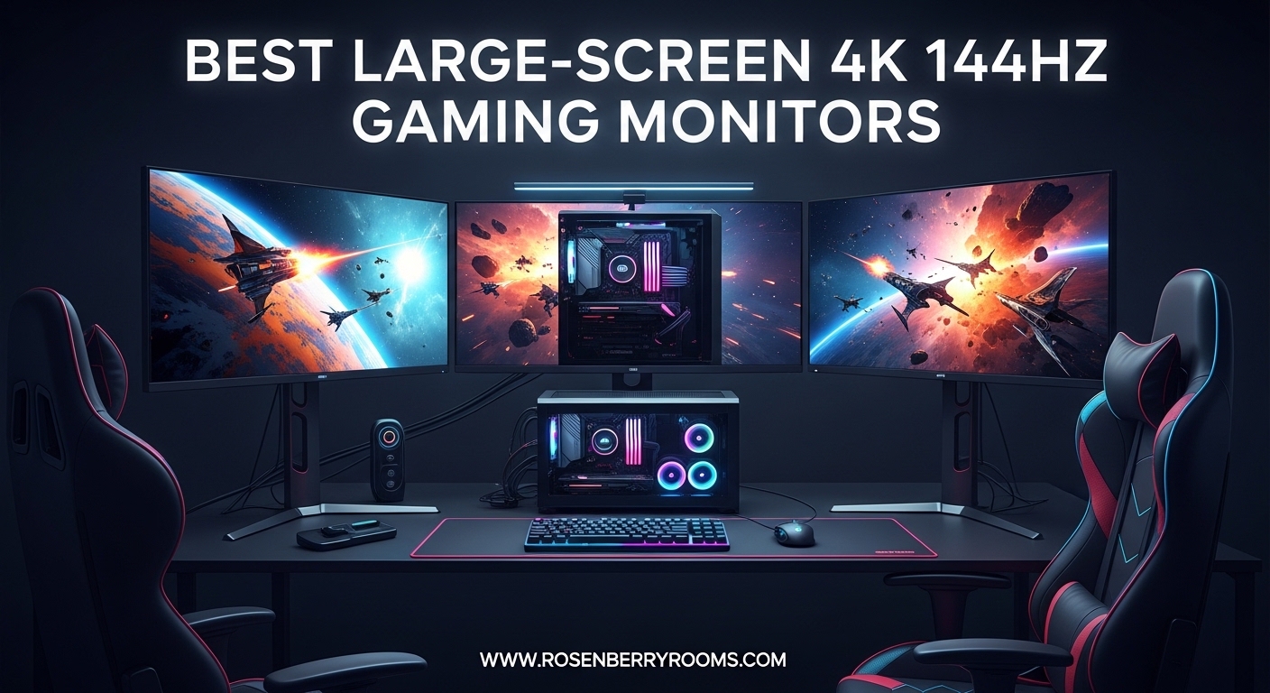 Best Large-Screen 4K 144Hz Gaming Monitors