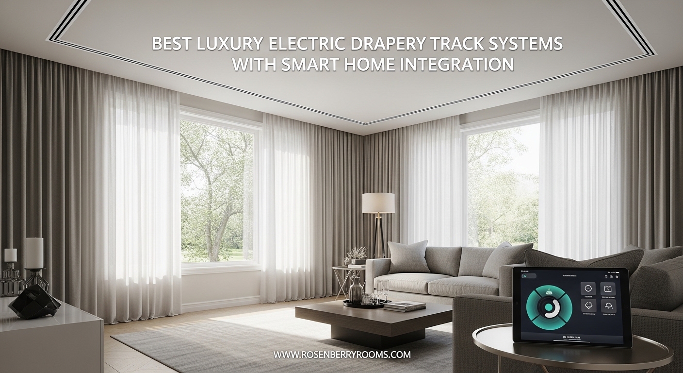 Best Luxury Electric Drapery Track Systems with Smart Home Integration