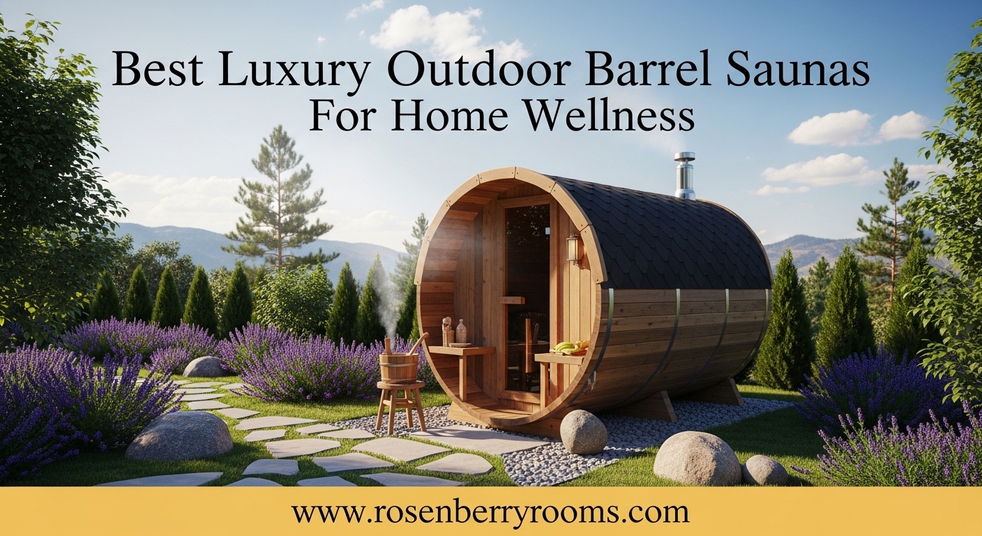 Best Luxury Outdoor Barrel Saunas For Home Wellness