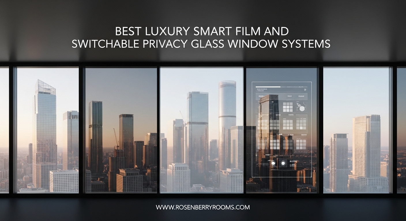 Best Luxury Smart Film and Switchable Privacy Glass Window Systems