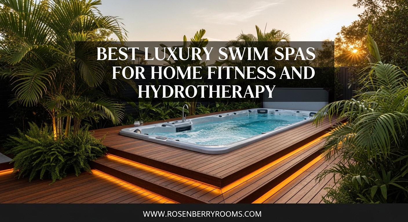 Best Luxury Swim Spas for Home Fitness and Hydrotherapy