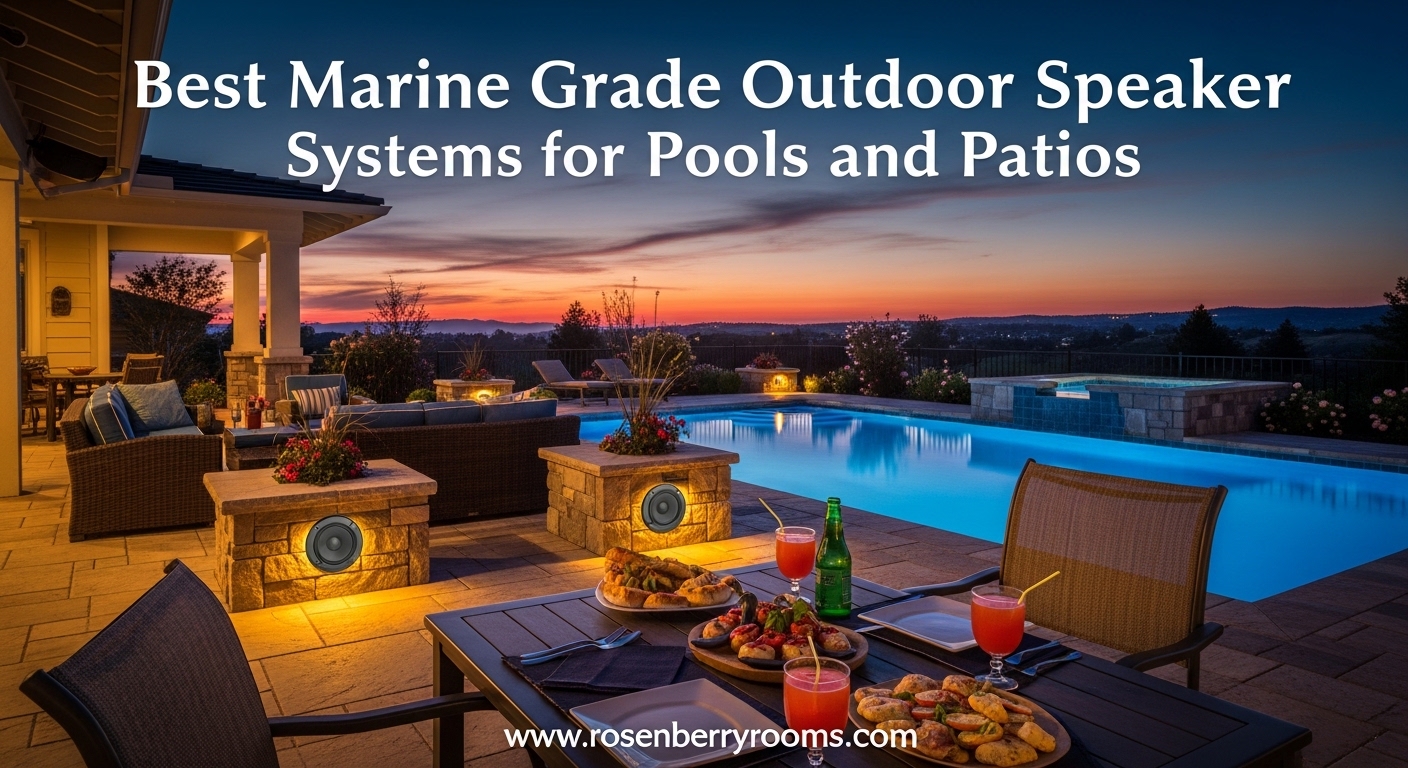 Best Marine Grade Outdoor Speaker Systems for Pools and Patios