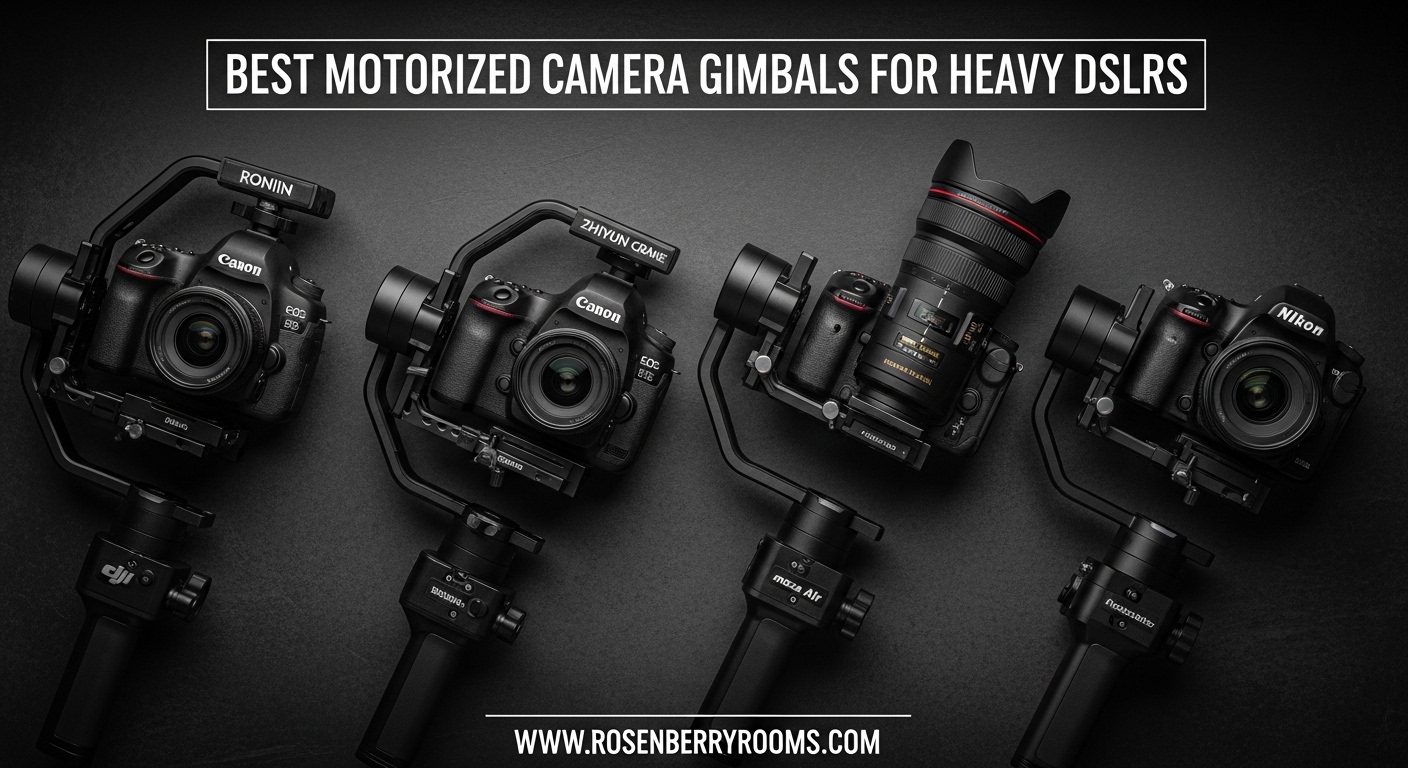 Best Motorized Camera Gimbals for Heavy DSLRs