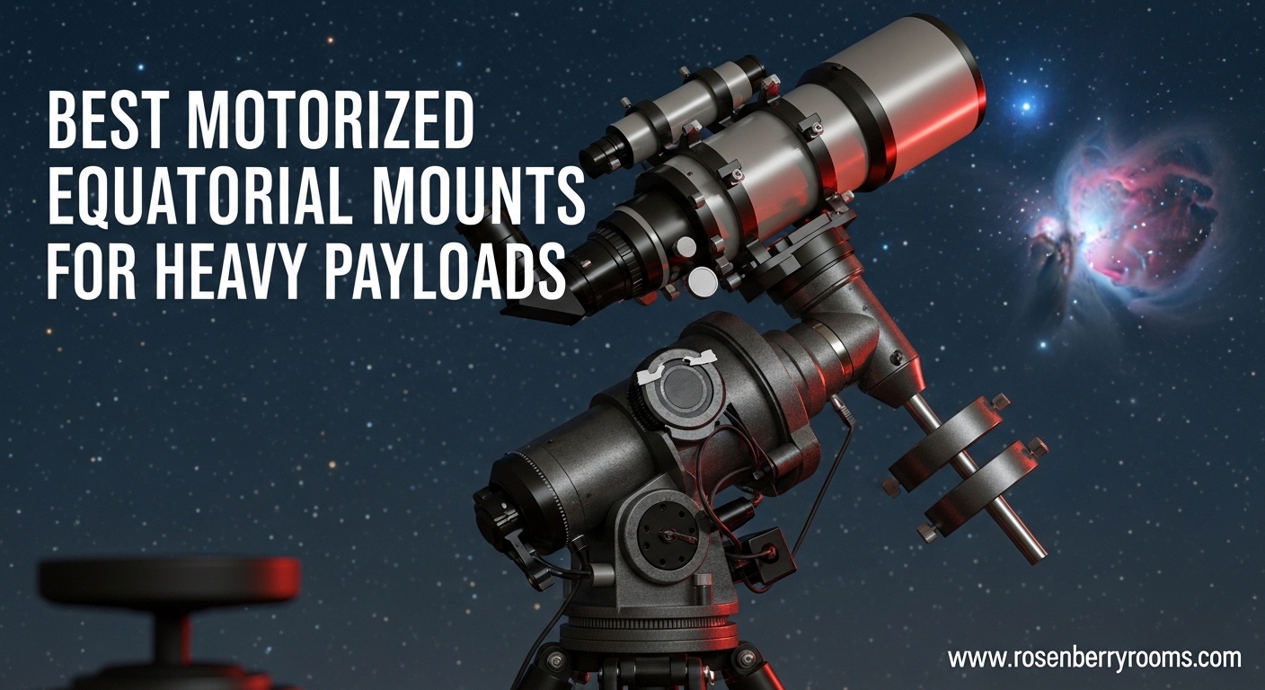 Best Motorized Equatorial Mounts for Heavy Payloads
