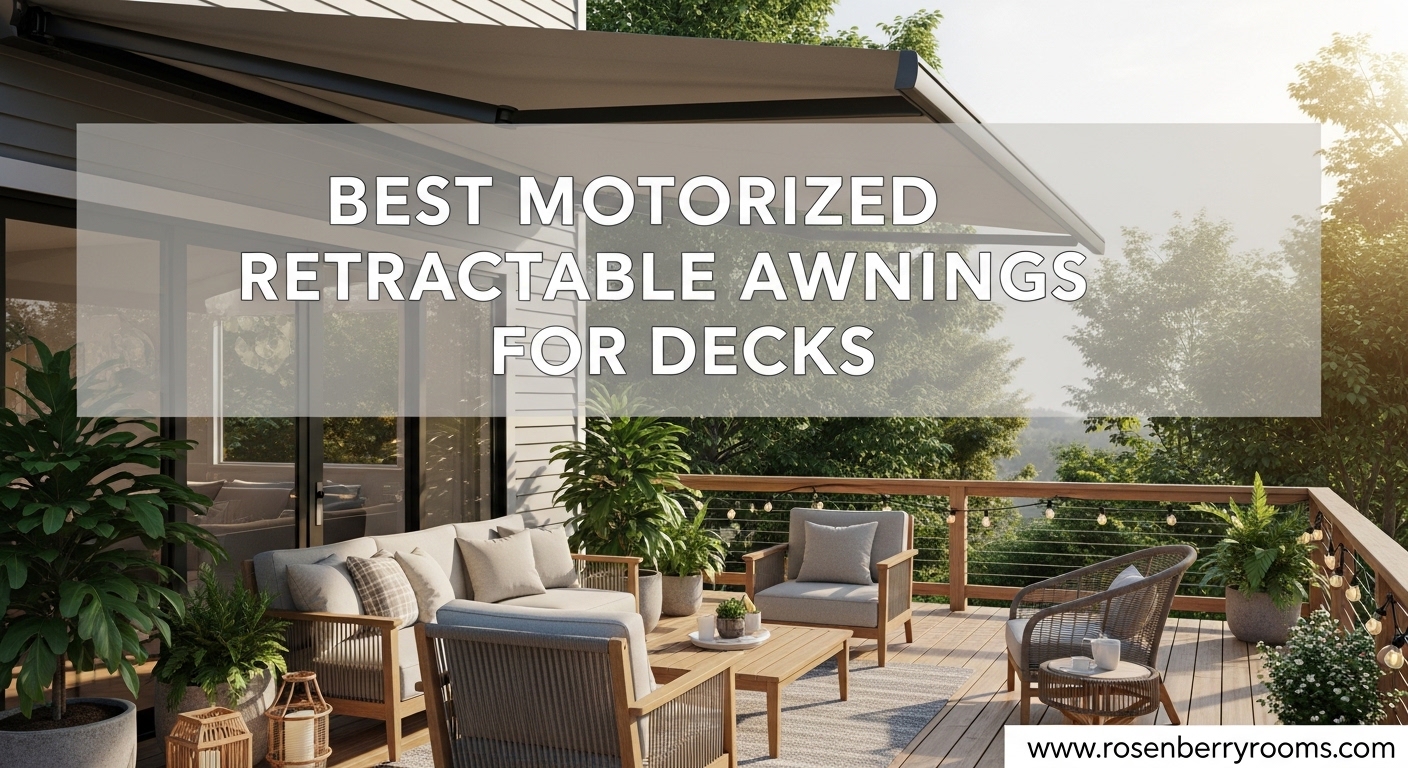 Best Motorized Retractable Awnings for Decks