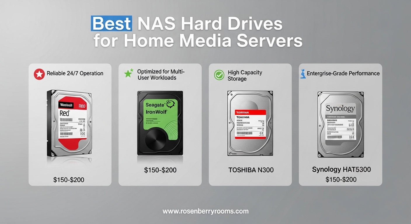 Best NAS Hard Drives for Home Media Servers