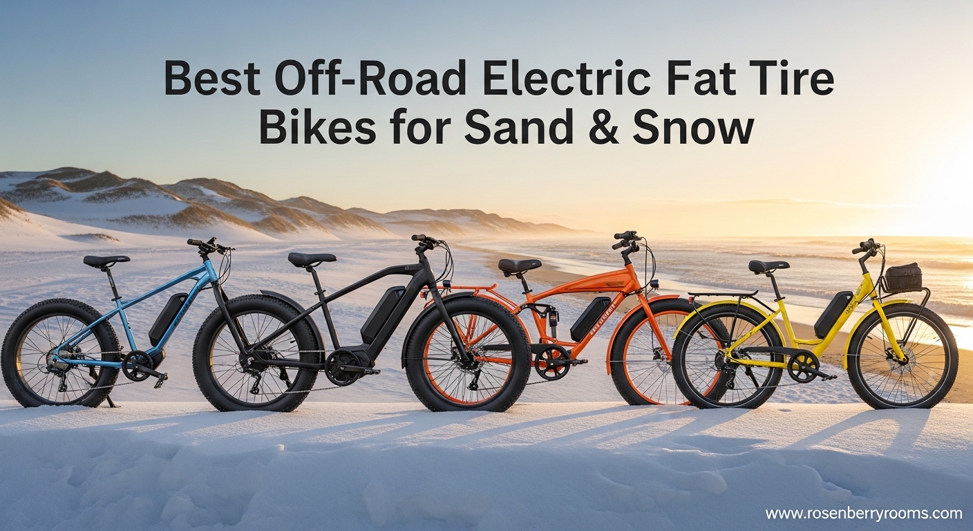 Best Off-Road Electric Fat Tire Bikes for Sand & Snow