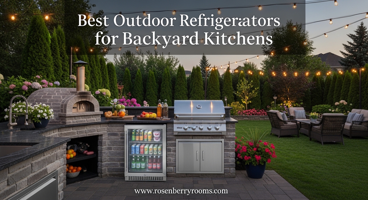 Best Outdoor Refrigerators for Backyard Kitchens
