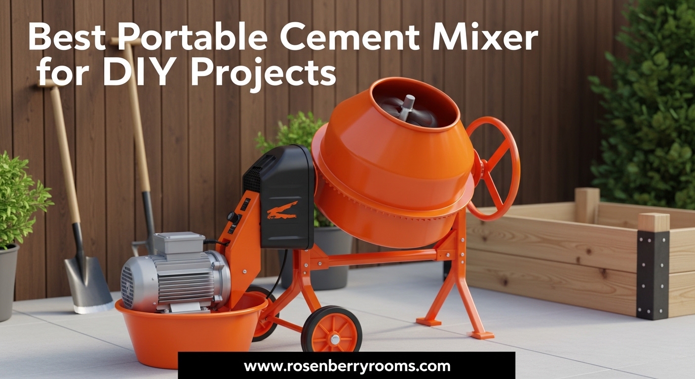 Best Portable Cement Mixer for DIY Projects