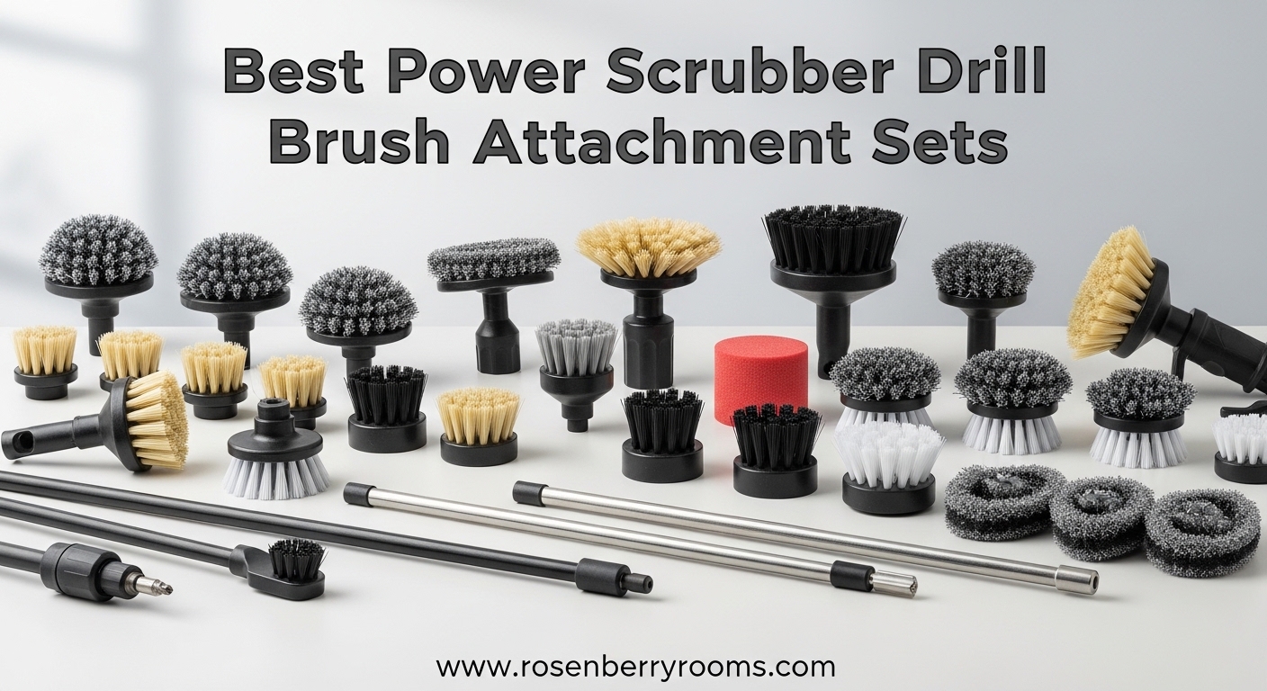Best Power Scrubber Drill Brush Attachment Sets