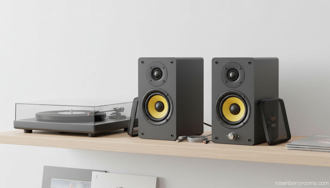 Best Powered Bookshelf Speakers for Turntables