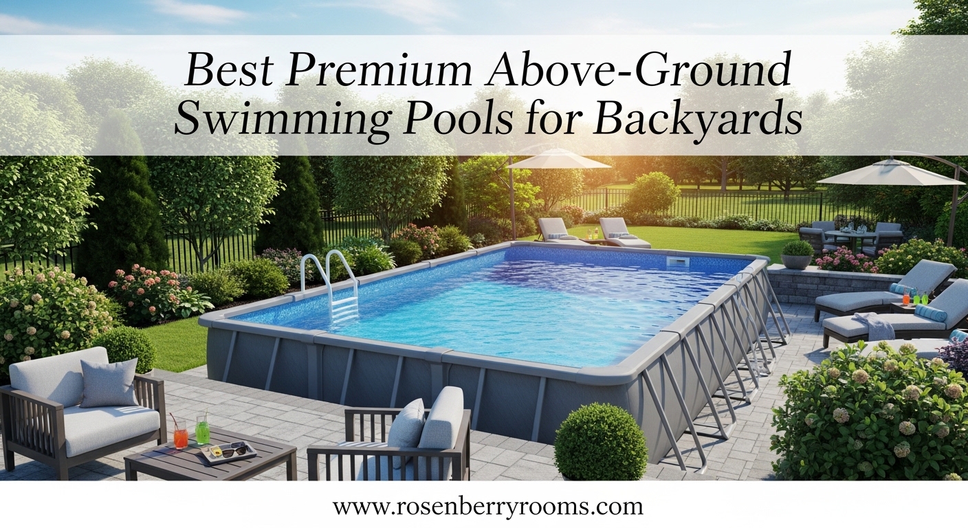 Best Premium Above-Ground Swimming Pools for Backyards