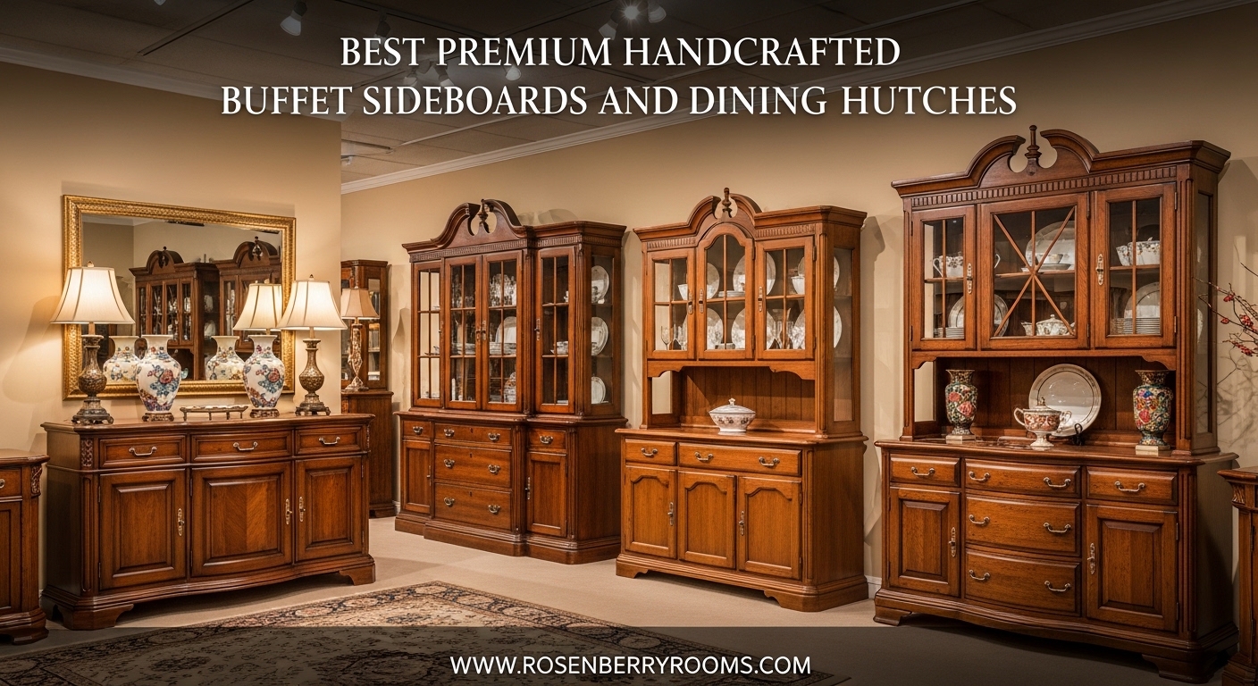 Best Premium Handcrafted Buffet Sideboards and Dining Hutches