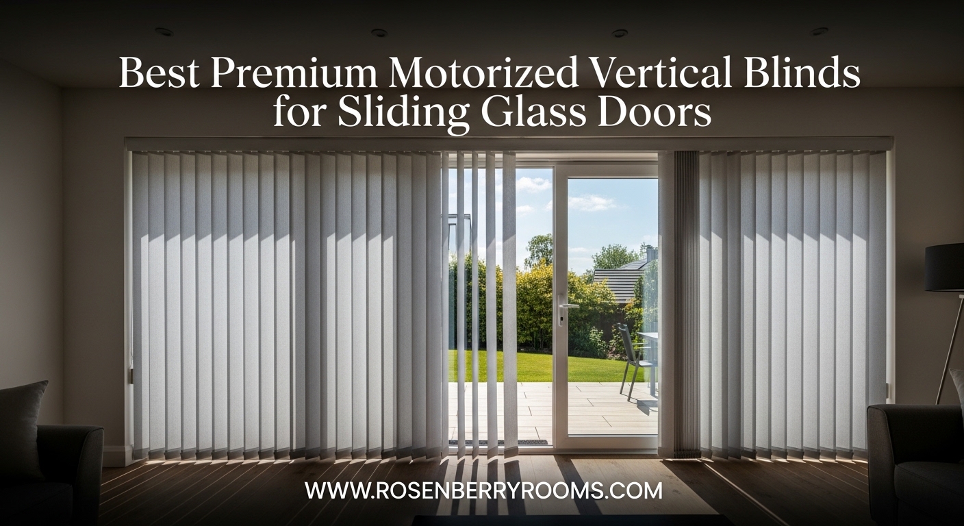 Best Premium Motorized Vertical Blinds for Sliding Glass Doors