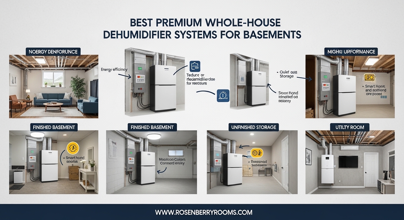 Best Premium Whole-House Dehumidifier Systems for Basements