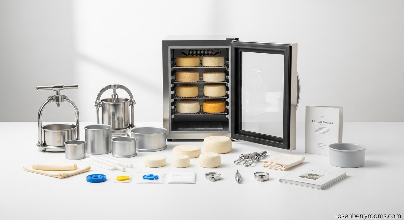Best Professional Cheese Making Kit with Aging Fridge