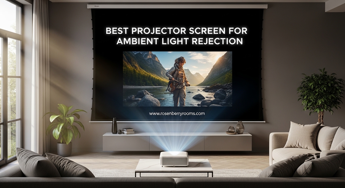 Best Projector Screen for Ambient Light Rejection