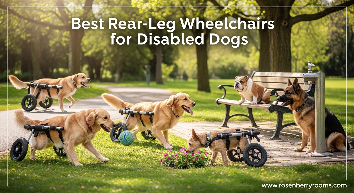 Best Rear-Leg Wheelchairs for Disabled Dogs